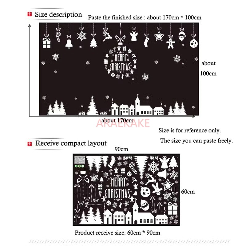 1 Pezzo Adesivo da Parete Bian - Snowflake Window Decal recensione e prezzo