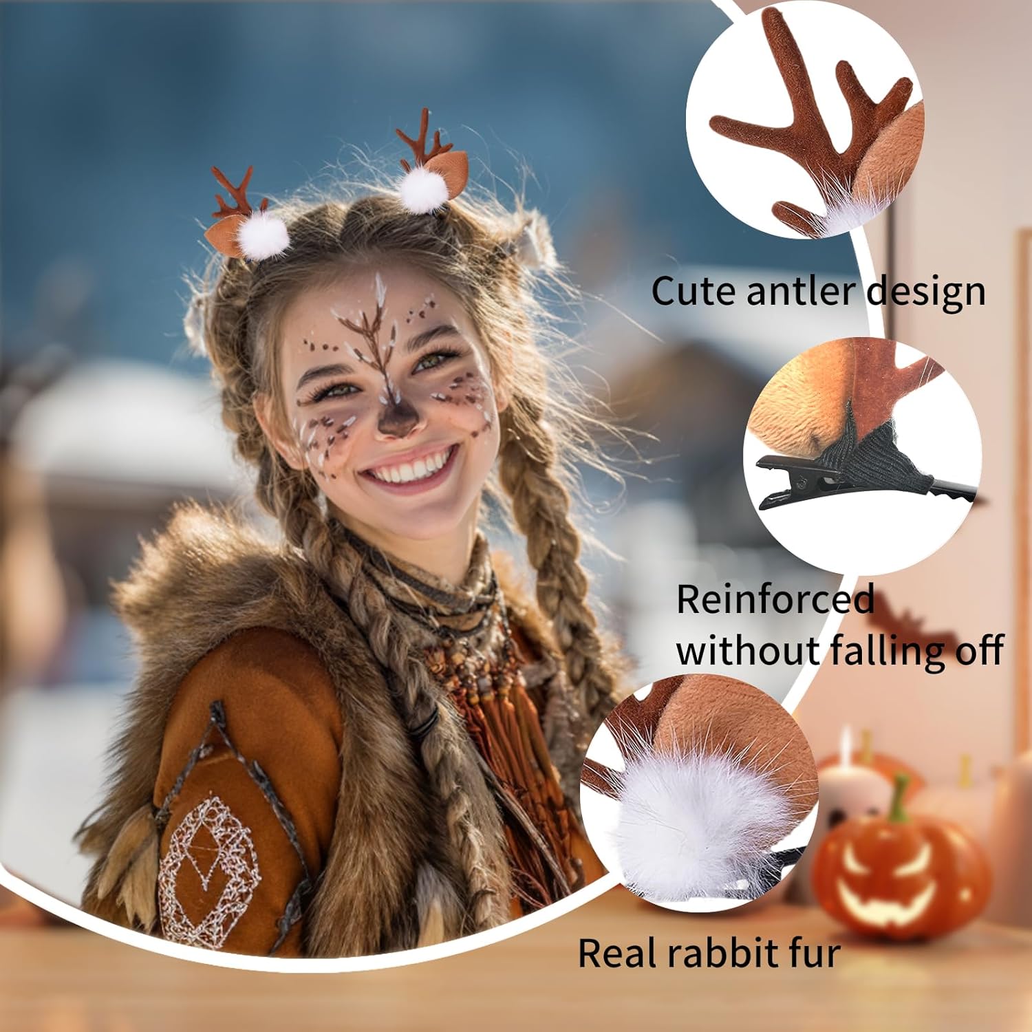 1/2 Paia di Piccole Corna di C - Reindeer Antlers Headband recensione e prezzo