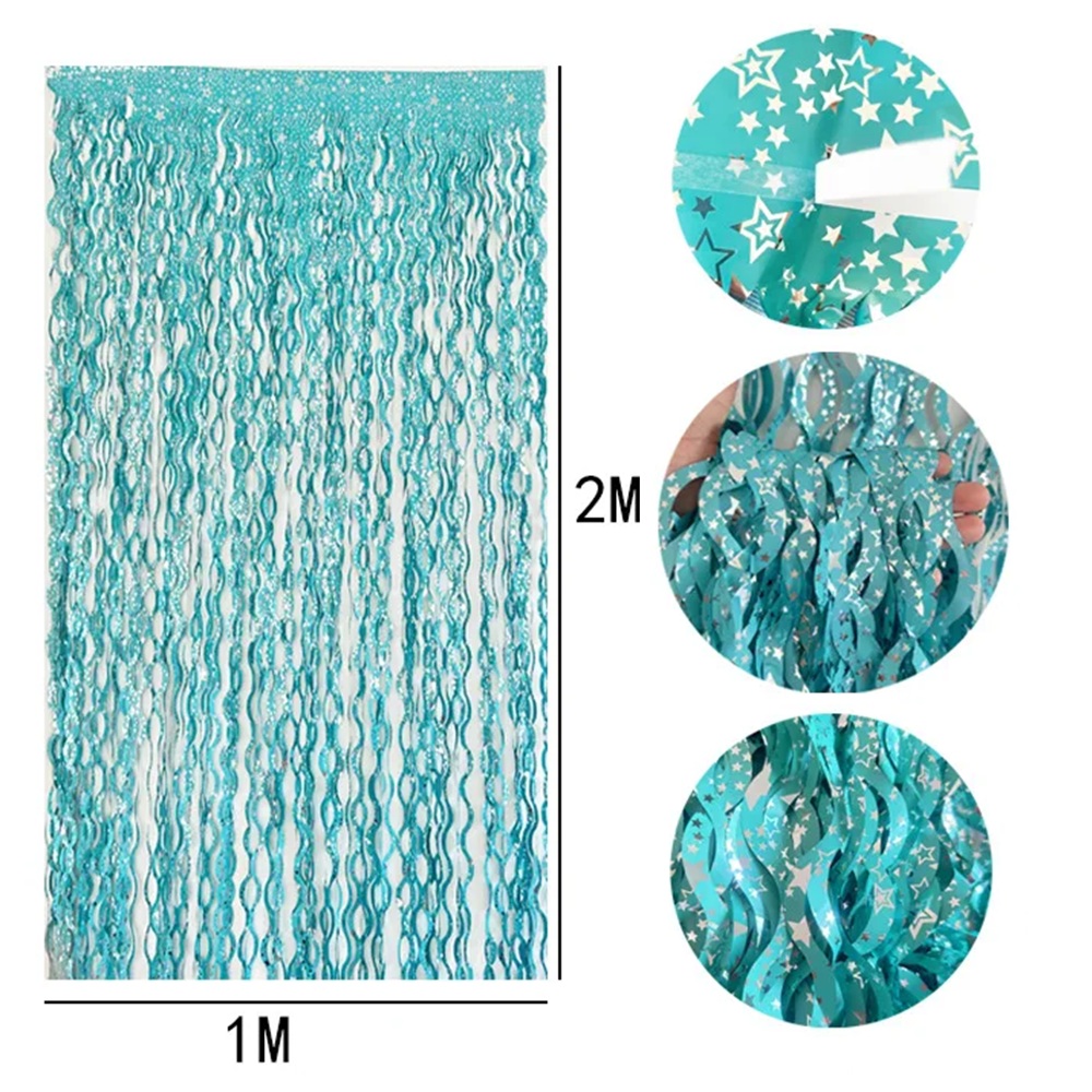 2 Pacchi di Tende in Lamina Bl - Tinsel Garland Decoration recensione e prezzo